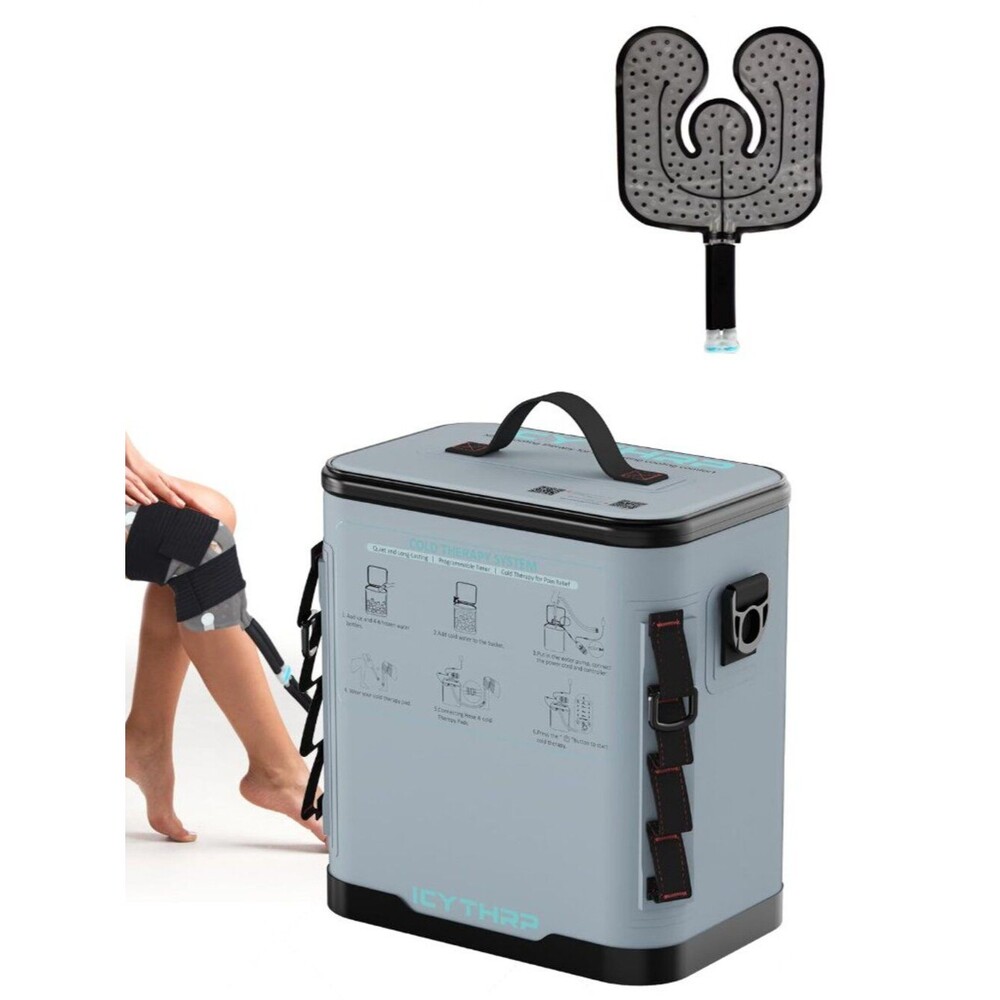 ICYTHRP Cold Therapy Machine with Programmable Timer, Portable Ice Machine Knee